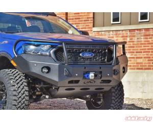 Expedition One - Expedition One FORDRNGR-2019+FB-BB-PC RangeMax Front Bumper with Wraparound Bull Bar Hoop for Ford Ranger 2019-2022 - Textured Black Powder Coat - Image 2