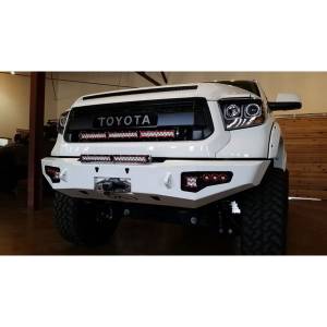 Expedition One - Expedition One TT14+ST-FB-H-BARE Single Hoop Storm Trooper Front Bumper with Single Hoop for Toyota Tundra 2014-2022 - Bare Steel - Image 2