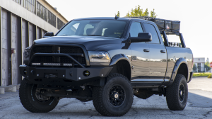 Expedition One - Expedition One RAM25/35-ULTRFB-BGPW-EF-BARE RangeMax Ultra Front Bumper for Dodge Ram 2500/3500 2010-2018 - Bare Steel - Image 3