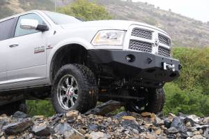 Expedition One - Expedition One RAM25/35-ULTRFB-BGPW-EF-BARE RangeMax Ultra Front Bumper for Dodge Ram 2500/3500 2010-2018 - Bare Steel - Image 5
