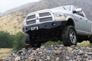 Expedition One - Expedition One RAM25/35-ULTRFB-BGPW-EF-BARE RangeMax Ultra Front Bumper for Dodge Ram 2500/3500 2010-2018 - Bare Steel - Image 6