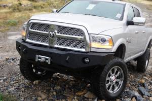 Expedition One - Expedition One RAM25/35-ULTRFB-BGPW-EF-BARE RangeMax Ultra Front Bumper for Dodge Ram 2500/3500 2010-2018 - Bare Steel - Image 7