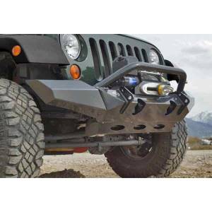 Expedition One - Expedition One JL-MULE-FB-STUBBY-BARE Mule Front Bumper for Jeep Wrangler JL 2018-2024 - Bare Steel - Image 2