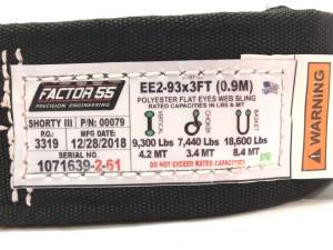 Expedition One - Expedition One F55-SHORTYSTRAP-3FT2 Factor55 3 ft 2" Shorty Strap II - Image 3
