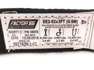 Expedition One - Expedition One F55-SHORTYSTRAP-3FT3 Factor55 3 ft 3" Shorty Strap III - Image 2