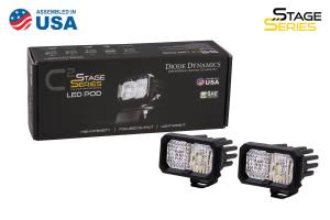 Expedition One - Expedition One DD-SSC2-SP-DD6397P Sport Diode Dynamics 2" Spot Beam Pattern LED Pod Light with White Backlight - Image 2