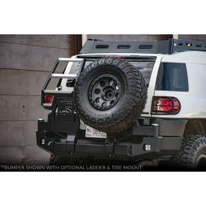 Expedition One - Expedition One LADDER-4R10+/FJ/LX-RB-PC Dual Swing Arm Setups Bolt-On Ladder - Textured Black Powder Coat