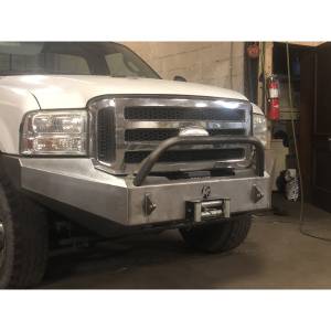 Affordable Offroad - Affordable Offroad FordWinchFront05-07-BB Modular Front Winch Bumper with Bull Bar for Ford F-250 - Image 4