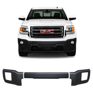 BumperShellz - BumperShellz BS0302 Front Bumper Covers and Overlays for GMC Sierra 1500 2014-2015 - Matte Black - Image 2