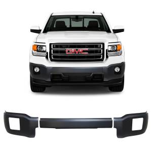 BumperShellz - BumperShellz BS0312 Front Bumper Covers and Overlays for GMC Sierra 1500 2014-2015 - Paintable ABS - Image 2