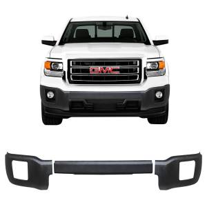 BumperShellz - BumperShellz BS0313 Front Bumper Covers and Overlays for GMC Sierra 1500 2014-2015 - Armor Coated