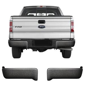 BumperShellz BF1013 Rear Delete Truck Bumper Caps for Ford F-150 2009-2014 - Armor Coated