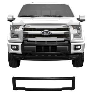 BumperShellz - BumperShellz DF0311 Front Truck Bumper Cover (Center Only) for Ford F-150 2015-2017 - Textured Black TPO - Image 2