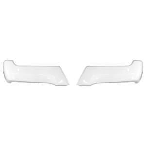 BumperShellz - BumperShellz DD3010 Rear Bumper Side Covers for Ford F-250/F-350/F-450 2017-2019 - Gloss White