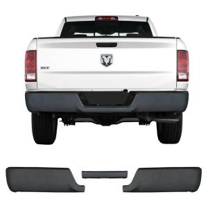 BumperShellz BR1013 Rear Truck Bumper Covers for Dodge Ram 1500/2500/3500 2009-2018 - Armor Coated