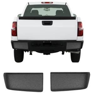 Exterior Accessories - BumperShellz - BumperShellz BG1013 Rear Delete Truck Bumper Cap Kit for Chevy and GMC Silverado and Sierra 1500/2500HD/3500 2007-2013 - Armor Coated