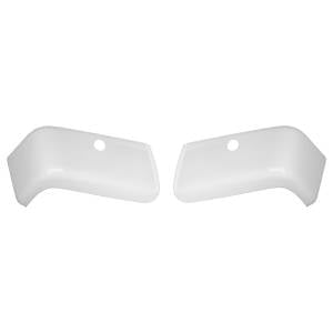 BumperShellz - BumperShellz BG3010 Rear Delete Truck Bumper Cap Kit for Chevy and GMC Silverado and Sierra 1500/2500HD/3500 2007-2013 -  GM Olympic White