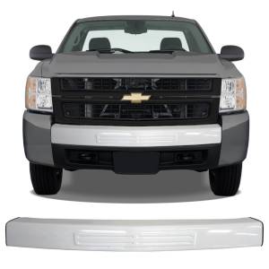BumperShellz - BumperShellz BG0110 Front Truck Bumper Cover (Center Only) for Chevy Silverado 1500/2500HD/3500 2007-2013 - GM Olympic White - Image 2