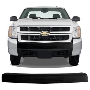 BumperShellz - BumperShellz BG0112 Front Truck Bumper Cover (Center Only) for Chevy Silverado 1500/2500HD/3500 2007-2013 - Paintable ABS - Image 2