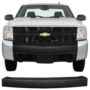 BumperShellz BG0113 Front Truck Bumper Cover (Center Only) for Chevy Silverado 1500/2500HD/3500 2007-2013 - Armor Coated