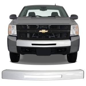 BumperShellz - BumperShellz BG0310 Front Truck Bumper Cover (Center Only) for Chevy Silverado 1500/2500HD/3500 2007-2013 - GM Olympic White - Image 2