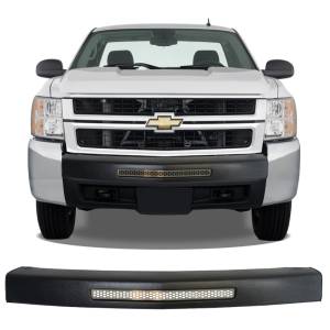 BumperShellz - BumperShellz BG0611 Front Bumper Covers (Center Only) for Chevy Silverado 1500/2500HD/3500 2007-2013 - Textured Black TPO - Image 2