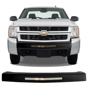 BumperShellz - BumperShellz BG0612 Front Bumper Covers (Center Only) for Chevy Silverado 1500/2500HD/3500 2007-2013 - Paintable ABS - Image 2