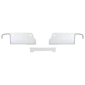 BumperShellz - BumperShellz BK3010 Rear Bumper Covers for Chevy and GMC Silverado and Sierra 1500/2500HD/3500 2014-2018 - GM Summit White