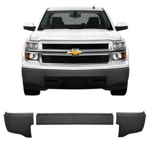 Exterior Accessories - BumperShellz - BumperShellz BK0113 Front Bumper Covers and Overlays for Chevy Silverado 1500 2014-2015 - Armor Coated