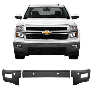 BumperShellz BK0413 Front Bumper Covers and Overlays for Chevy Silverado 1500 2014-2015 - Armor Coated
