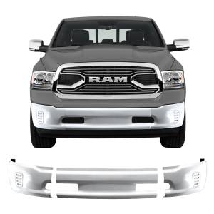 BumperShellz DR0110 Front Truck Bumper Covers for Dodge Ram 1500 2013-2018 - Gloss White