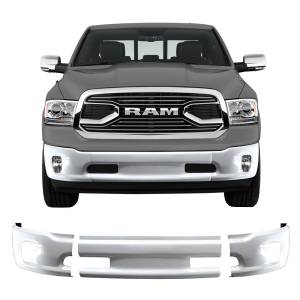BumperShellz DR0310 Front Truck Bumper Covers for Dodge Ram 1500 2013-2018 - Gloss White