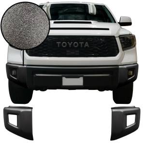 BumperShellz DU0113 Front Bumper Covers and Overlays for Toyota Tundra 2014-2021 - Armor Coated