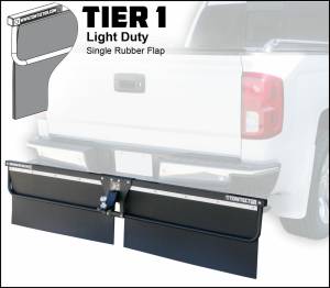 Towtector - Towtector 27815-T1 Tier 1 78" x 14" Light Duty Single Rubber Flap with 2.5" Hitch - Image 4