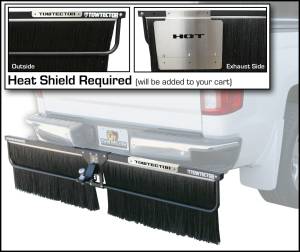 Towtector - Towtector 27815-T3HS Tier 3 78" x 14" Extreme Duty Dual Brush Strip with 2.5" Hitch and Heat Shield - Image 3
