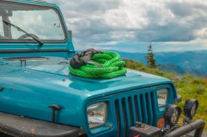 VooDoo Offroad - VooDoo Offroad 1300001A 7/8" x 20' Truck/Jeep Kinetic Recovery Rope Green with rope bag - Image 14