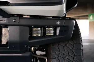 DV8 Offroad - DV8 Offroad LBBR-05 Factory Bumper Fog Pocket Light Mounts for Ford Bronco 2021-2024 - Image 10
