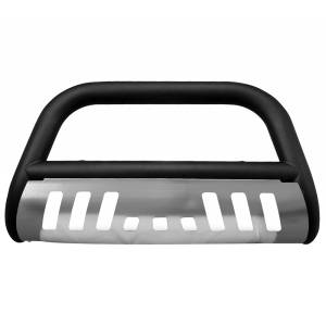 Armordillo 7176973 Classic Series Bull Bar with Aluminum Skid Plate for GMC Canyon 2004-2012 - Matte Black