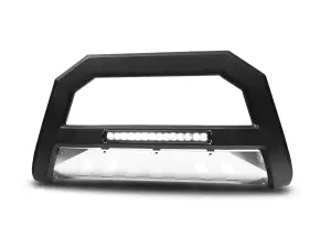 Armordillo - Armordillo 7178656 AR Series Bull Bar with Aluminum Skid Plate and LED for Chevy Tahoe 1500 2000-2006 - Matte Black - Image 6