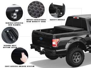 Armordillo - Armordillo 7162228 CoveRex TFX Series 6.5 ft Truck Bed Tonneau Cover without Utility for Toyota Tundra 2014-2022 - Image 3
