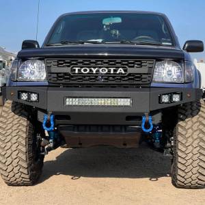 Chassis Unlimited - Chassis Unlimited CUB900491 Octane Front Bumper for Toyota Tacoma 1995-2000 - Black Powder Coat - Image 13