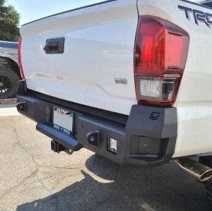 Chassis Unlimited - Chassis Unlimited CUB910232 Octane Rear Bumper with Sensor Holes for Toyota Tacoma 2016-2023 - Image 6