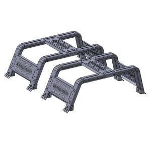 Exterior Accessories - Roof Racks - Chassis Unlimited - Chassis Unlimited CUB970151 12" Thorax Bed Rack System for Toyota Tacoma 2005-2022