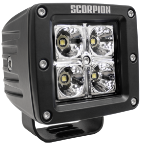 Scorpion Extreme Products - Scorpion KU09141BK Alpha Spot Beam LED Lights with Surface & Flush Mount Kit - Pair - Image 4