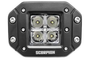 Scorpion Extreme Products - Scorpion KU09141BK Alpha Spot Beam LED Lights with Surface & Flush Mount Kit - Pair - Image 9