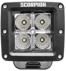 Scorpion Extreme Products - Scorpion KU09142BK Alpha Flood Beam LED Lights with Surface & Flush Mount Kit - Pair - Image 11