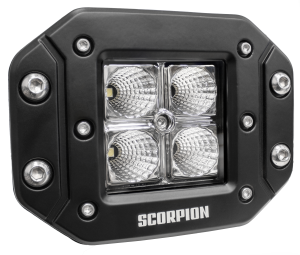 Scorpion Extreme Products - Scorpion KU09142BK Alpha Flood Beam LED Lights with Surface & Flush Mount Kit - Pair - Image 12