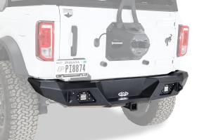 Truck Bumpers - LOD Offroad - LOD Offroad BRB2100 Destroyer Rear Bumper for Ford Bronco 2021-2024 - Bare Steel