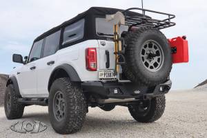 LOD Offroad - LOD Offroad BBC2100 Destroyer Rear Bumper with Tire Carrier for Ford Bronco 2021-2022 -  Bare Steel - Image 11