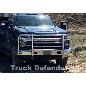 Shop Bumpers By Vehicle - Truck Defender - Truck Defender Aluminum Front Bumper Chevy Silverado 2500HD/3500 2020-2022
